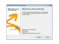 OfficeRecovery Essential screenshot